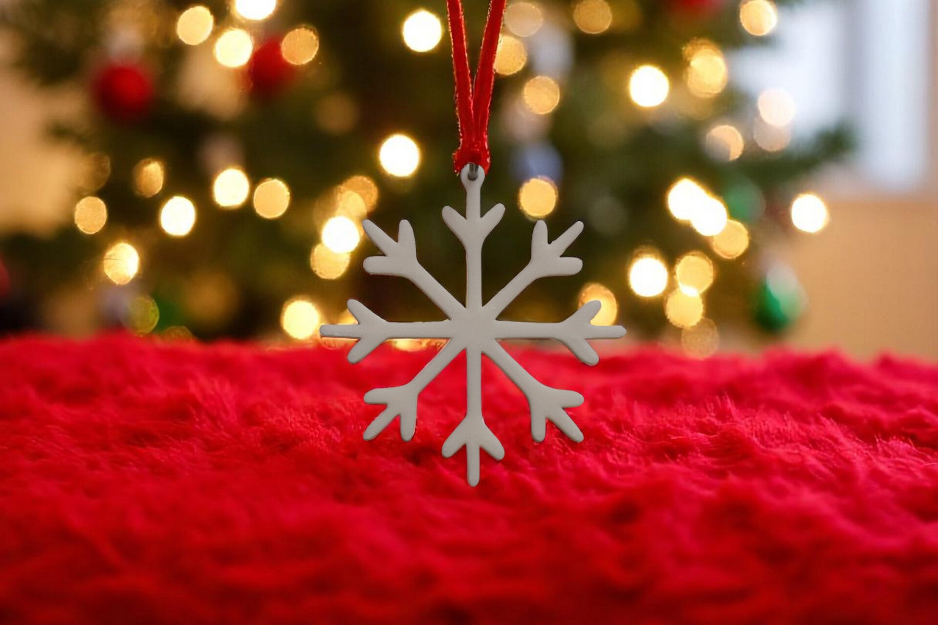 Fensterbild Weihnachtsdesign - Schneeflocke v8