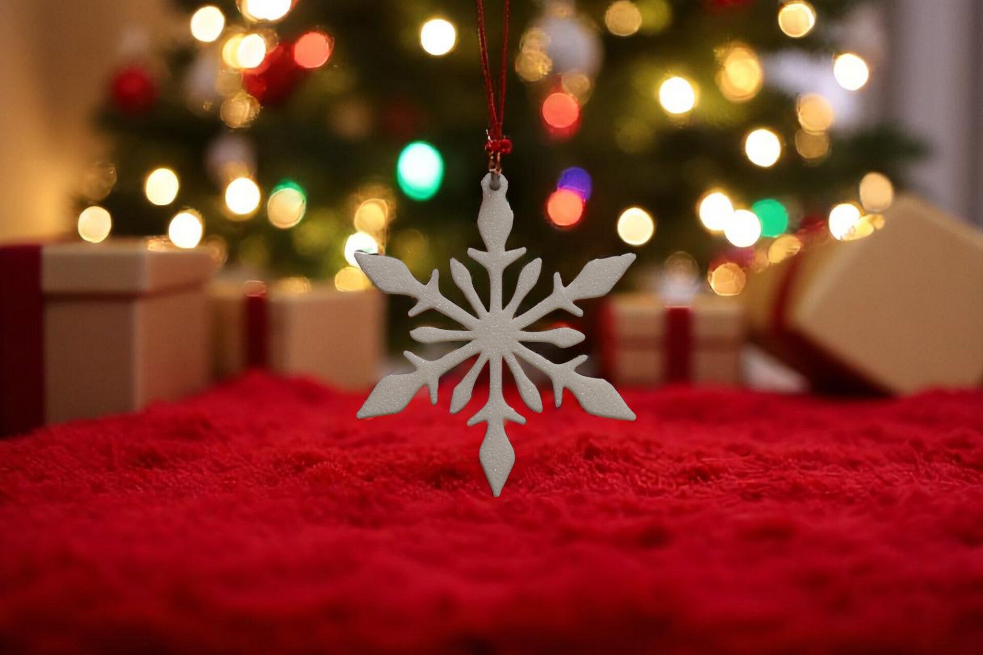 Fensterbild Weihnachtsdesign - Schneeflocke v7