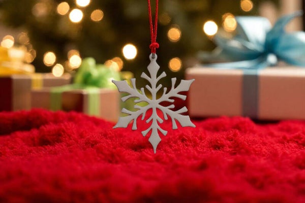 Fensterbild Weihnachtsdesign - Schneeflocke v1