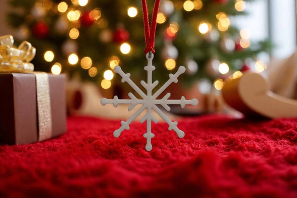 Fensterbild Weihnachtsdesign - Schneeflocke v9