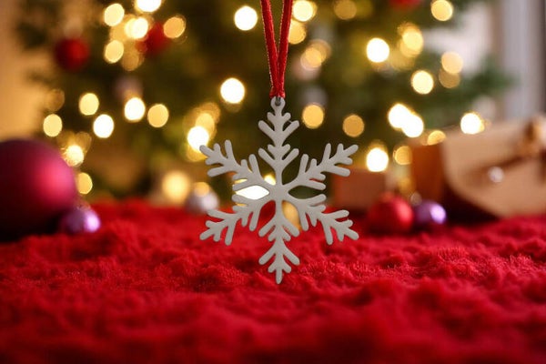 Fensterbild Weihnachtsdesign - Schneeflocke v3