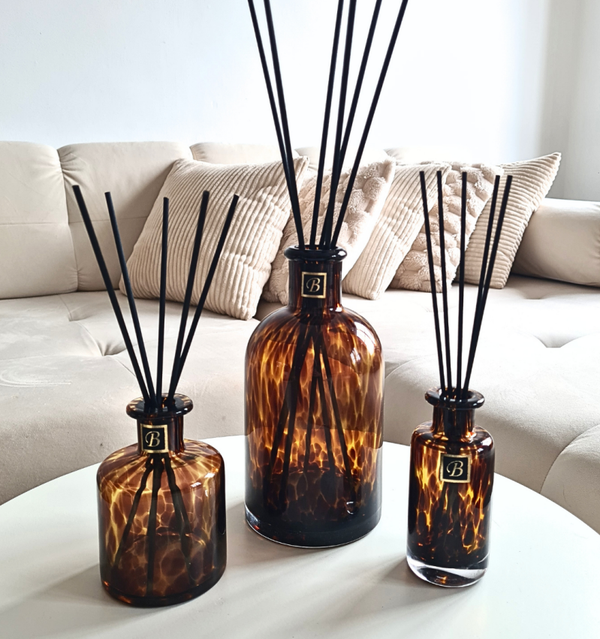 Safari Chic - Diffuseurs à Bâtonnets Artisanaux