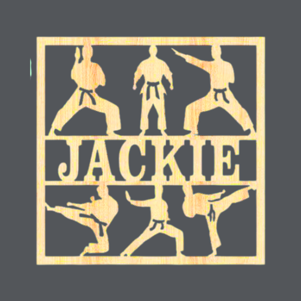 Martial Arts 1 - Name Wood Art