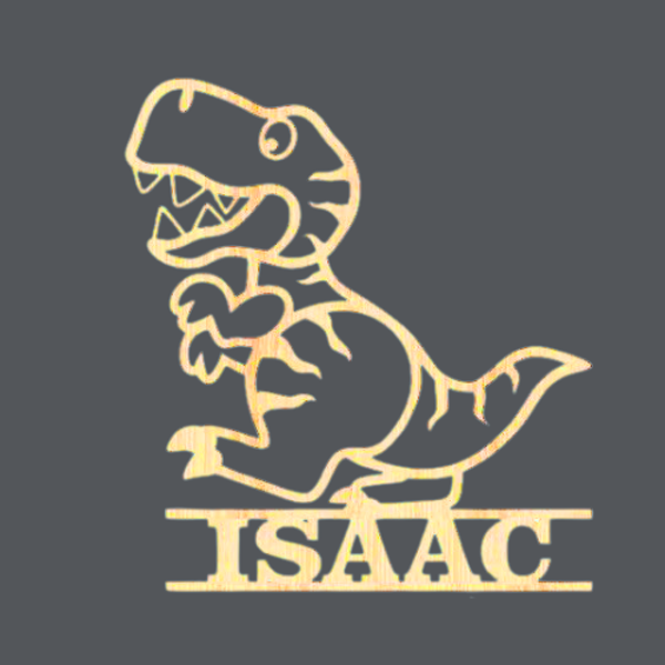 Dino 1 - Name Wood Art