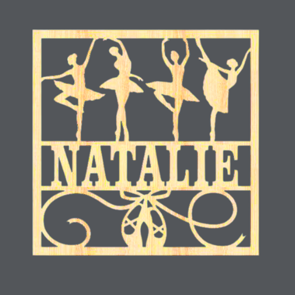 Dance 2 - Name Wood Art