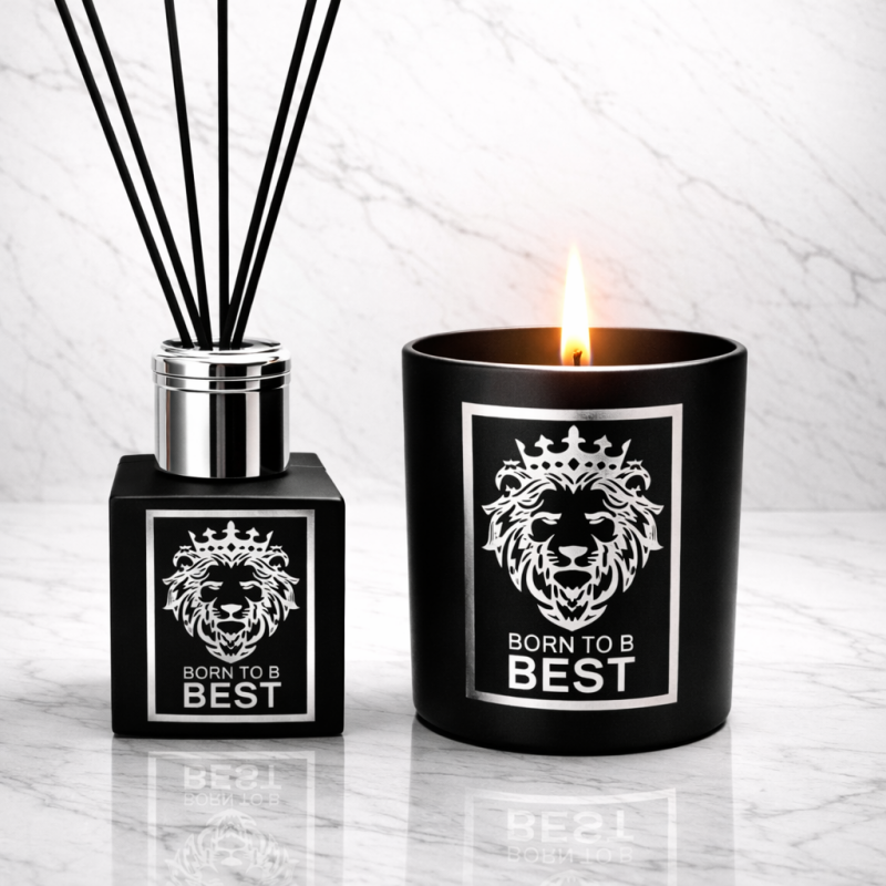 Royal Black - Duo signature (Bougie + Diffuseur parfumés)