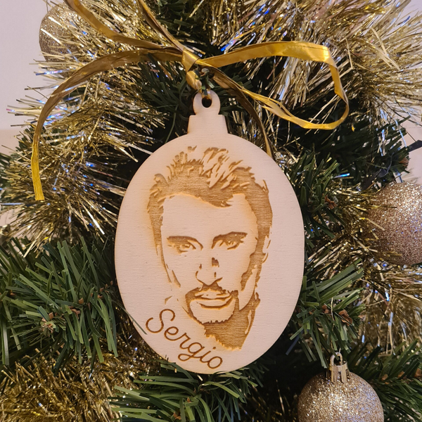 Boule de Noël Idoles avec prénom gravé - 3 modèles