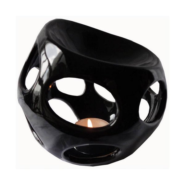 Brûleur céramique noir - black ceramic wax burner