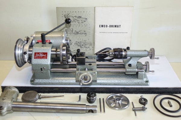 Keurig nette Emco Unimat DB (zware uitvoering) in prachtstaat Art. 7450