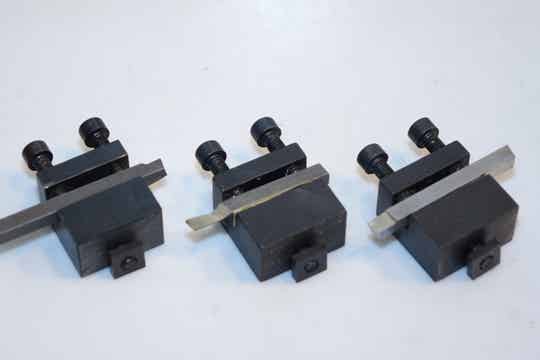 Set van 3 nieuwe originele beitelsteunen Unimat 3 Art. 7126