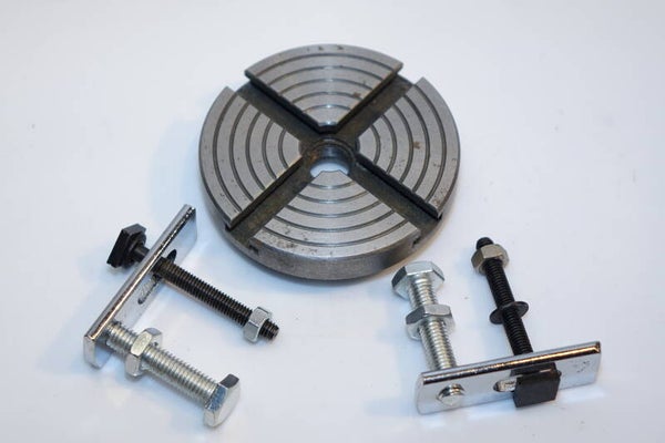 Ronde opspanplaat met opspanmeteriaal Art. 7282