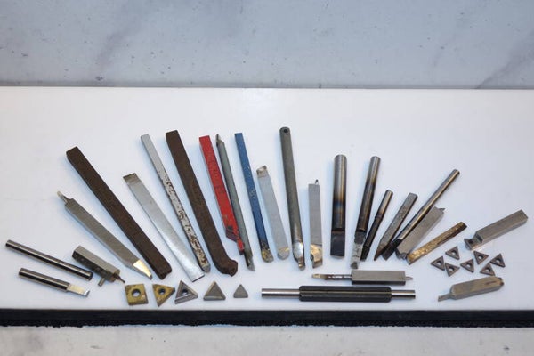 Lot diverse gebruikte Hss metaal beitels  Art. 7322