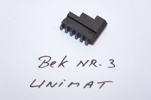 licht gebruikt los bekje voor unimat drieklauw (Nummer 3) Art. 7390