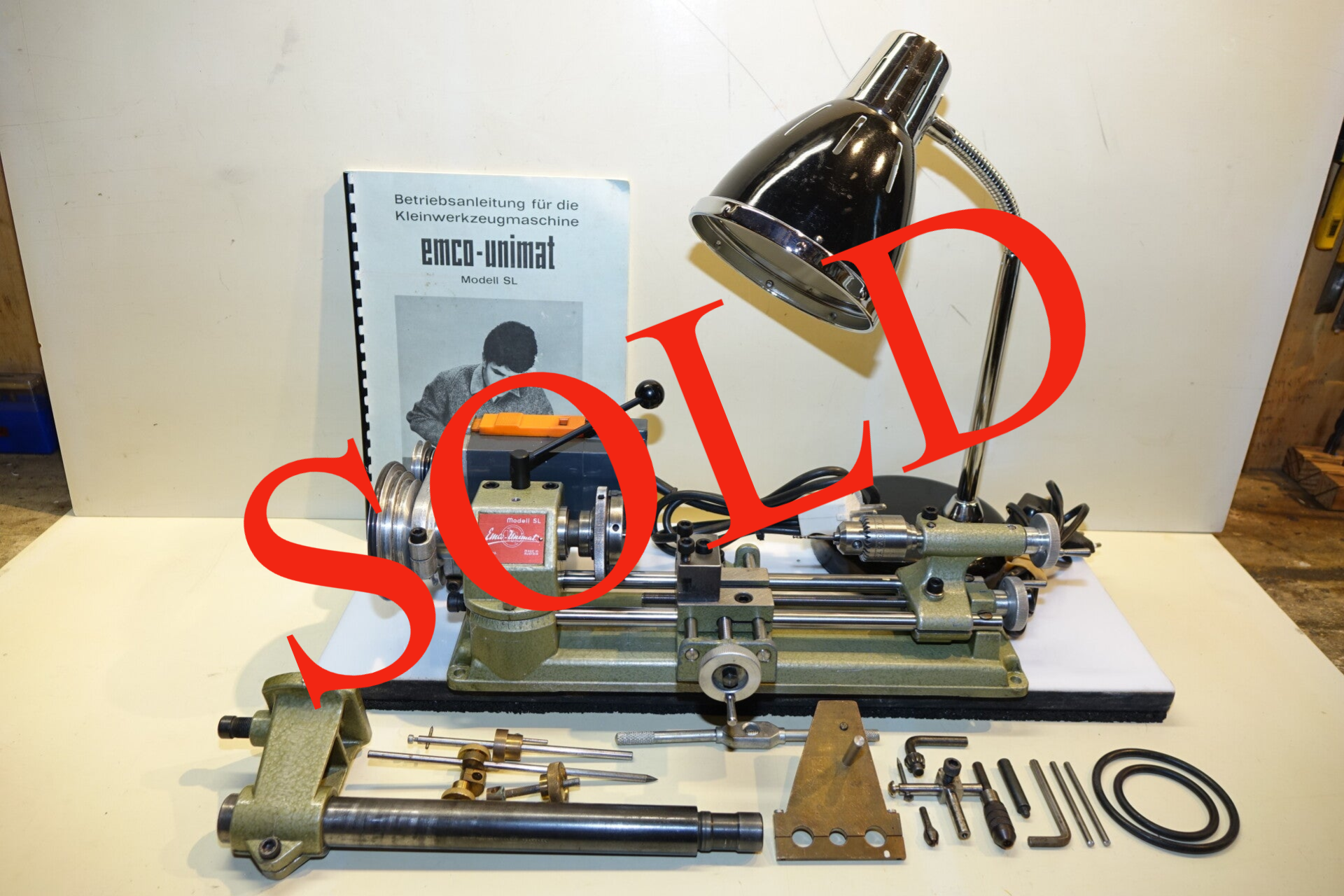 Gebruikte Emco Unimat SL met laatste type motor U-100 Art. 7430