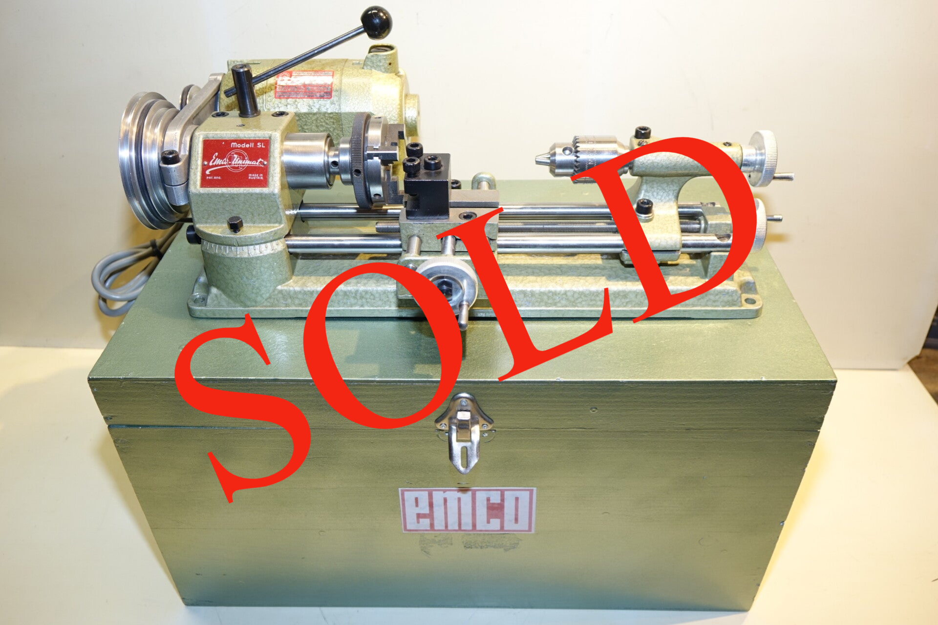 Bijna nieuw Draaibankje emco unimat SL met kist Art. 4185