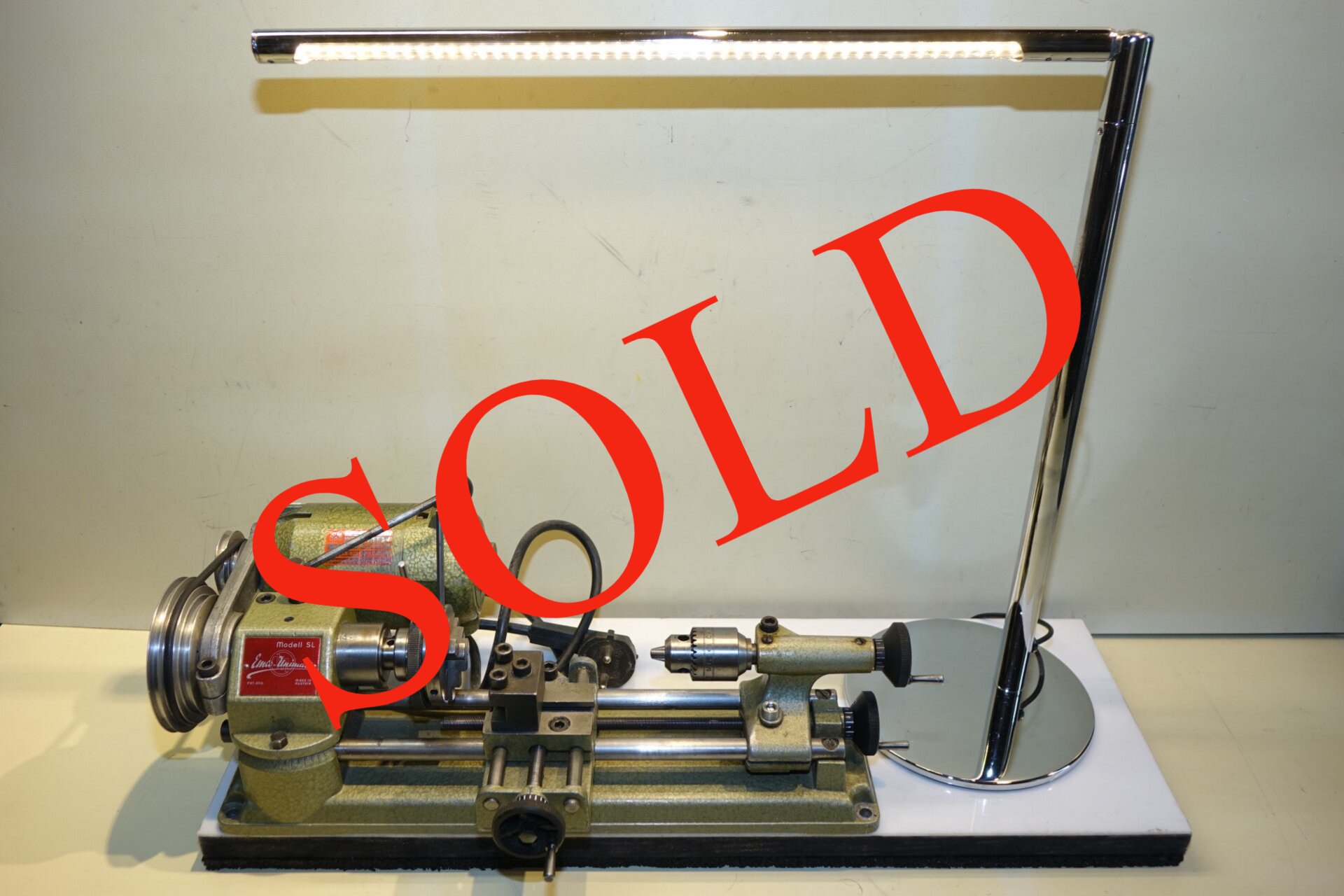 Nette gebruikte draaibank unimat SL met ledlamp  Art. 4230