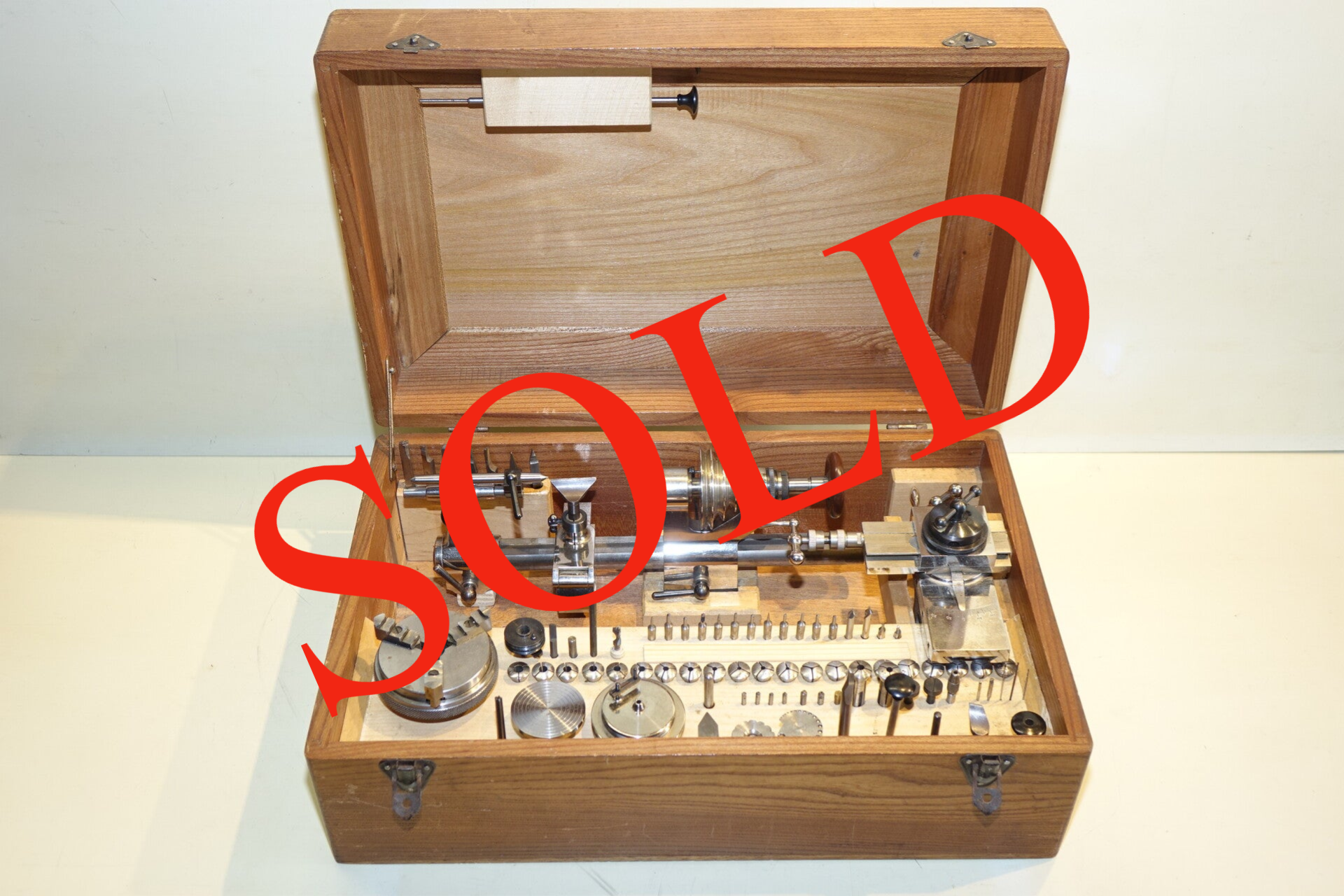 Boley Leinen horloge/klokken makers draaibankje Art. 7030