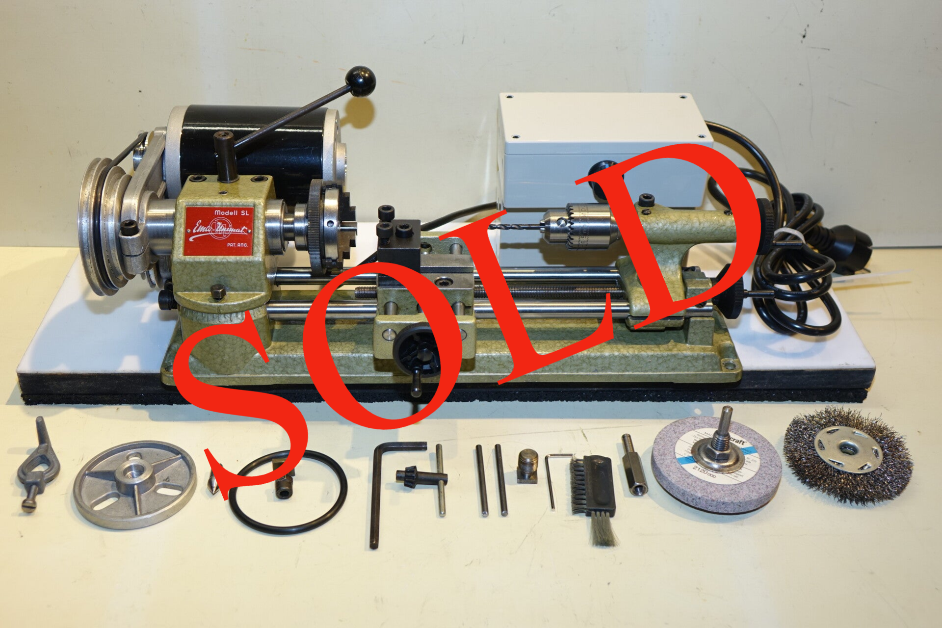 Mooi draaibankje met nieuwe variabele 220v 150w motor Art. 7180