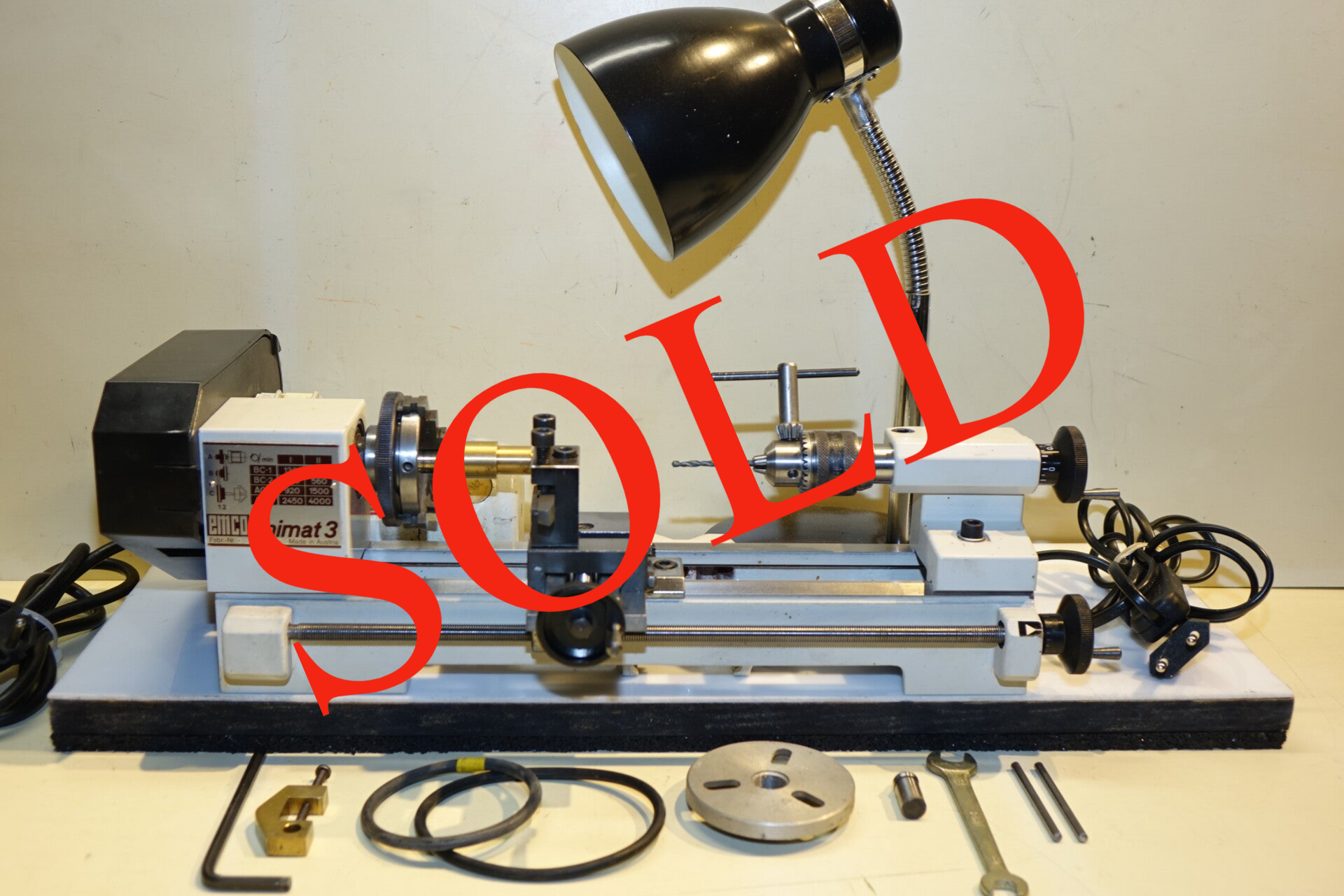 Mooie Gebruikte Emco Unimat Hobby Metaal draaibank Art. 7200