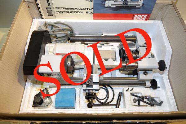 Vrijwel nieuwe draaibank unimat 3 in ovp met freeskolom  Art. 7220