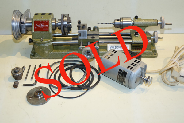 in goede staat emco unimat draaibank project met losse motor Art. 7025