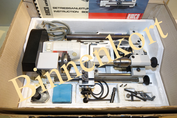 Vrijwel nieuwe draaibank unimat 3 in ovp met freeskolom  Art. 7220