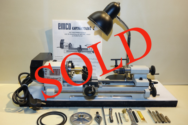 Emco Unimat 3 Hobby draaibank in topstaat Art. 7260