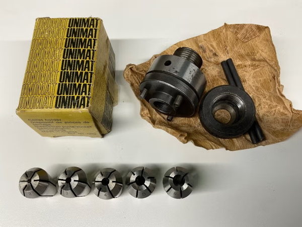Spantanghouder met 5 spantangen type E16 Schaublin Art. 7441