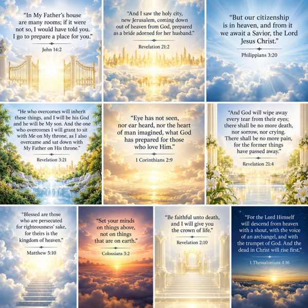 Heavenly Gates Pack of 10 Adhesive Decals