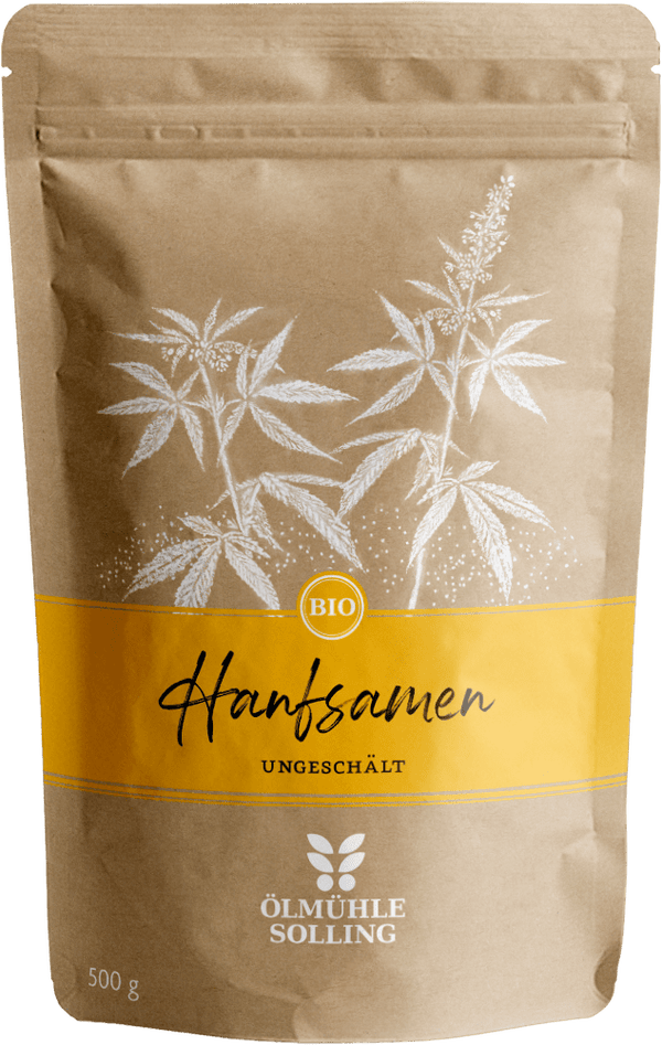 Bio Hanfsamen ungeschält – 500 g