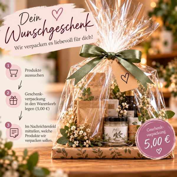 Dein Wunschgeschenk – Wir verpacken es liebevoll für dich!