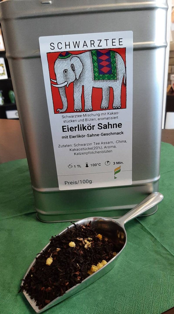 Schwarztee "Eierlikör-Sahne-Geschmack"