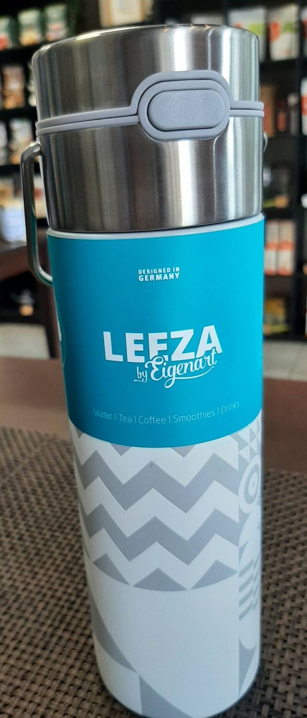 Leeza Geo Withe Trinkflasche
