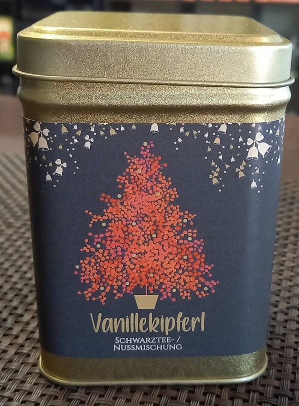 Schwarztee-Nussmischung "Vanillekipferl"