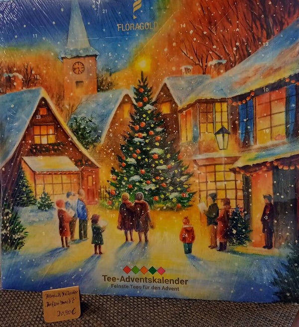 Tee-Adventskalender" Dorfweihnacht"
