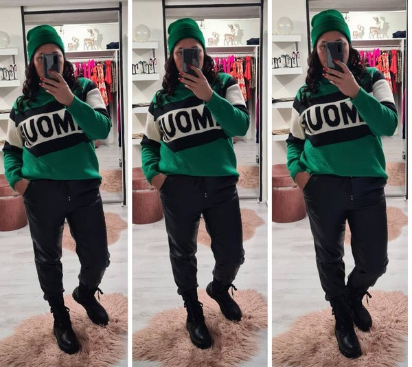 Leatherlook Joggingbroek