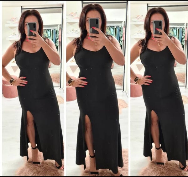 Lange Jurk met Split