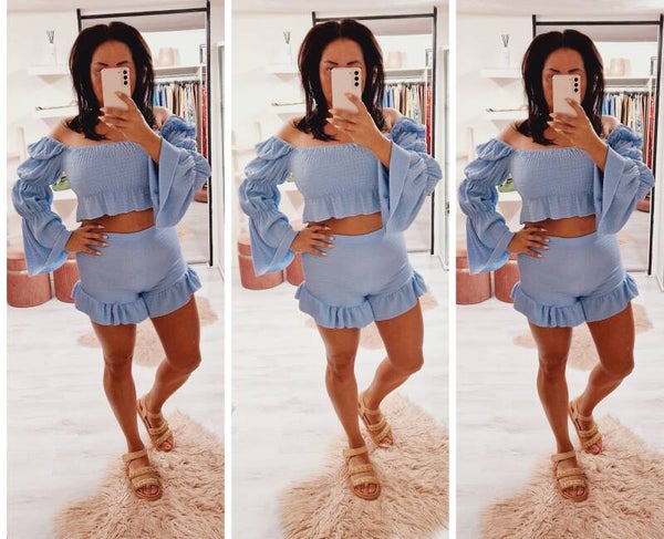 2 delige Set Miesha Blauw