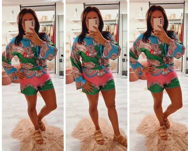 2 delige set Vievienne groen