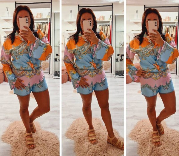 2 delige set vievienne oranje