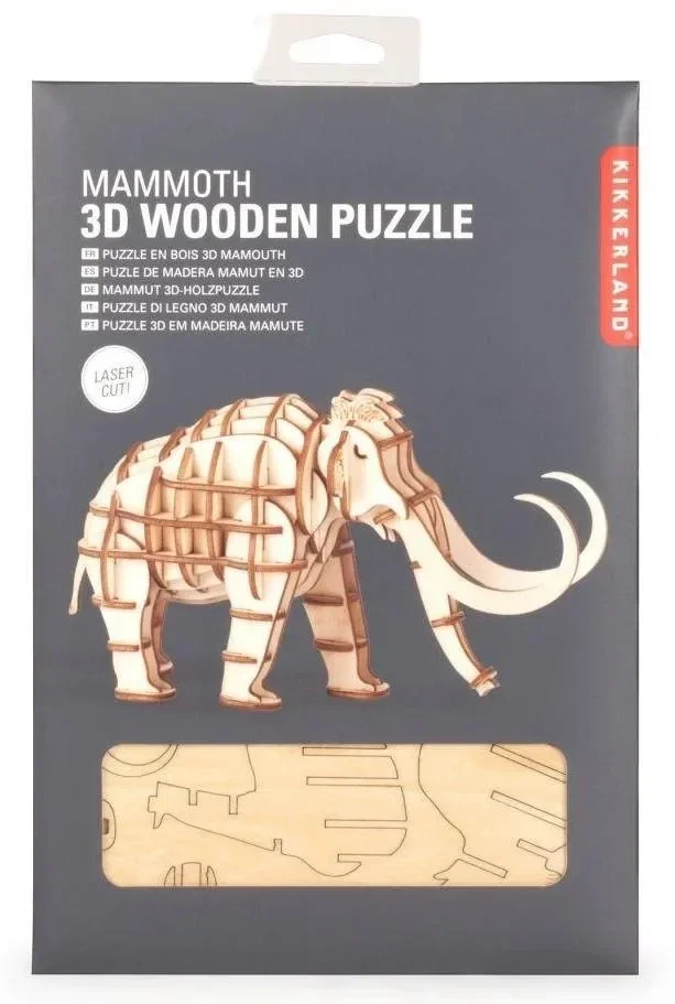 Mammoet Houten 3D Puzzel