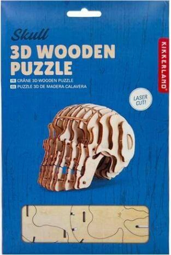 3d Houten Puzzel Schedel