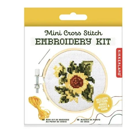 Borduurkit - (Vincents) zonnebloem