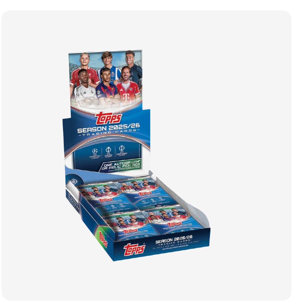 Topps UEFA Club Competitions Flagship 2025/26 Hobby Box