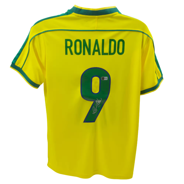 RONALDO SIGNED BRAZIL SHIRT 1998