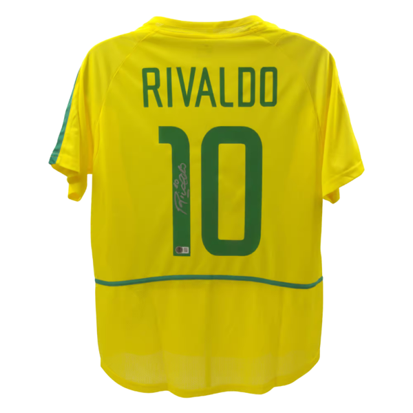 RIVALDO SIGNED BRAZIL JERSEY