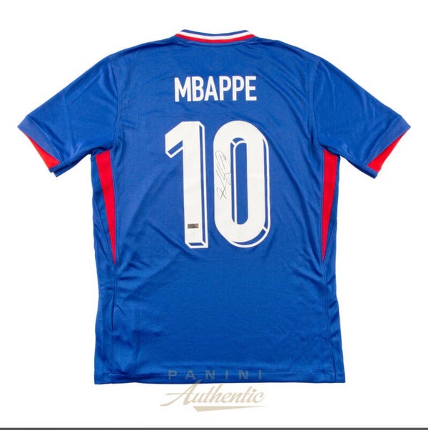 KYLIAN MBAPPE AUTOGRAPHED 2024 FRANCE