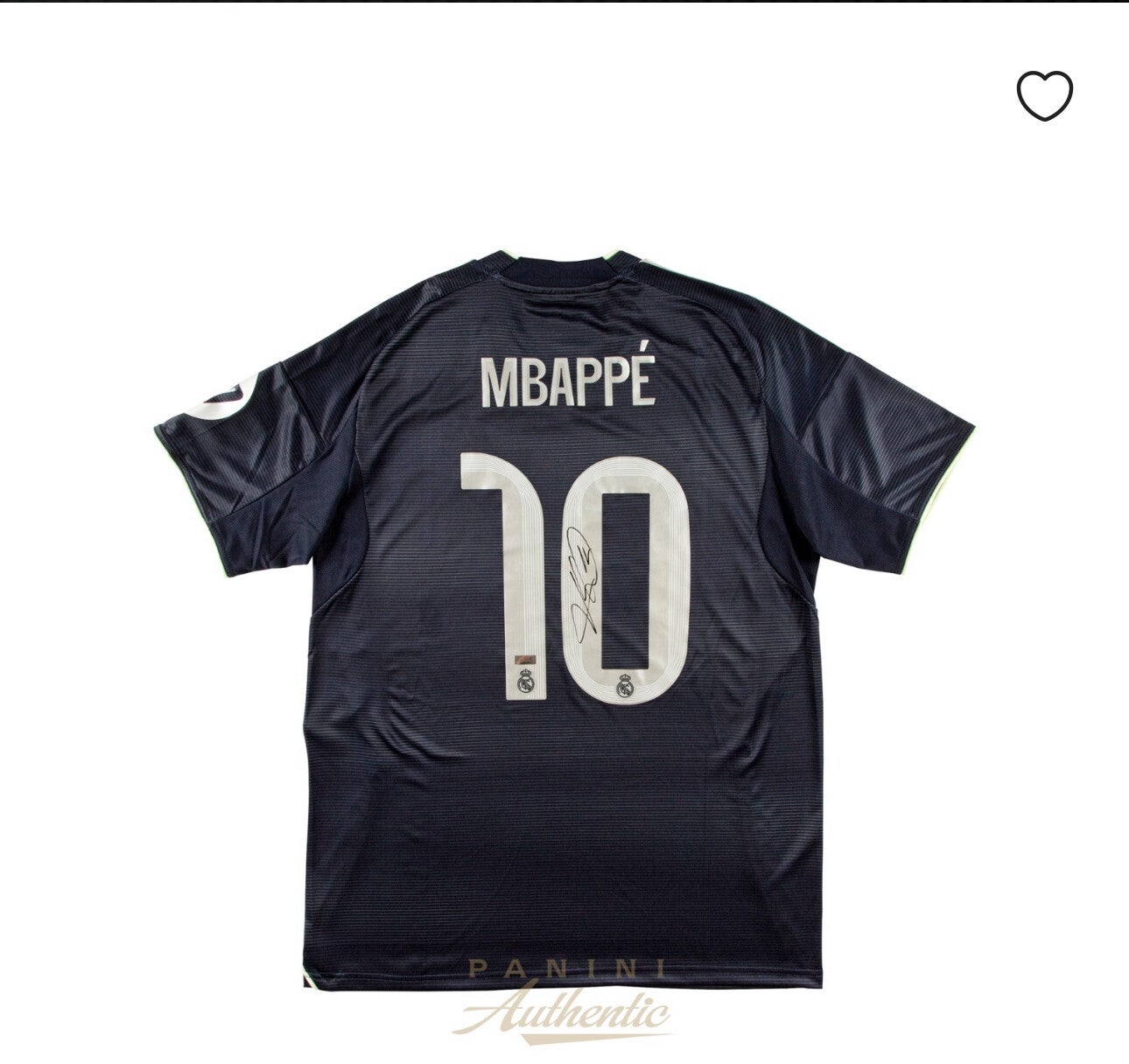 KYLIAN MBAPPE AUTOGRAPHED 2025-26 REAL MADRID