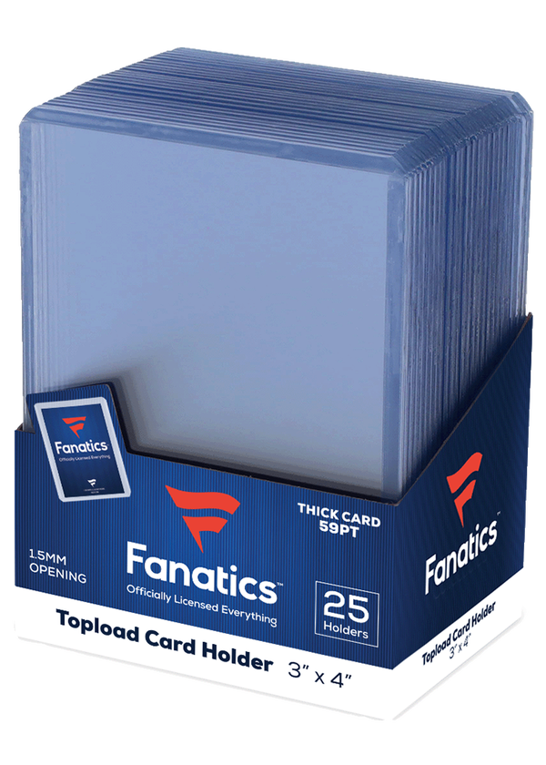 Fanatics Collectibles 59pt 3×4 Top Loader - 25 Count