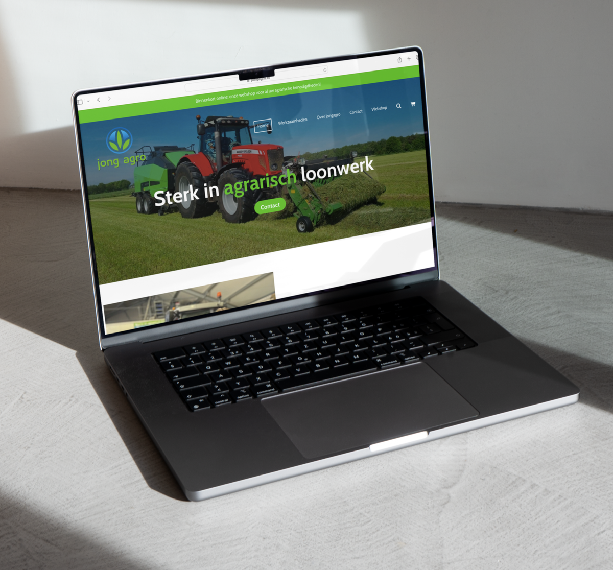 Website ontwerp door Content in Stijl